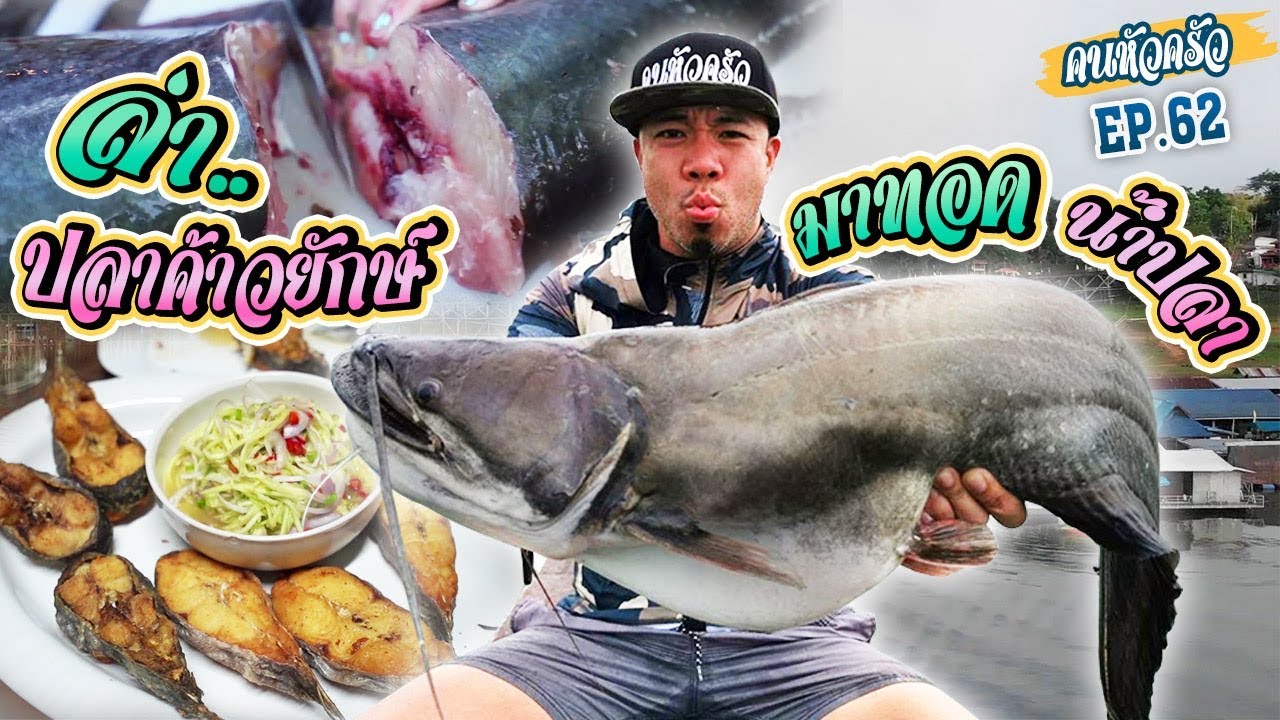 ล่าปลาค้าวยักษ์ ด้วยไส้ปลาทู มาทอดน้ำปลา [หัวครัวทัวร์ริ่ง] EP.62