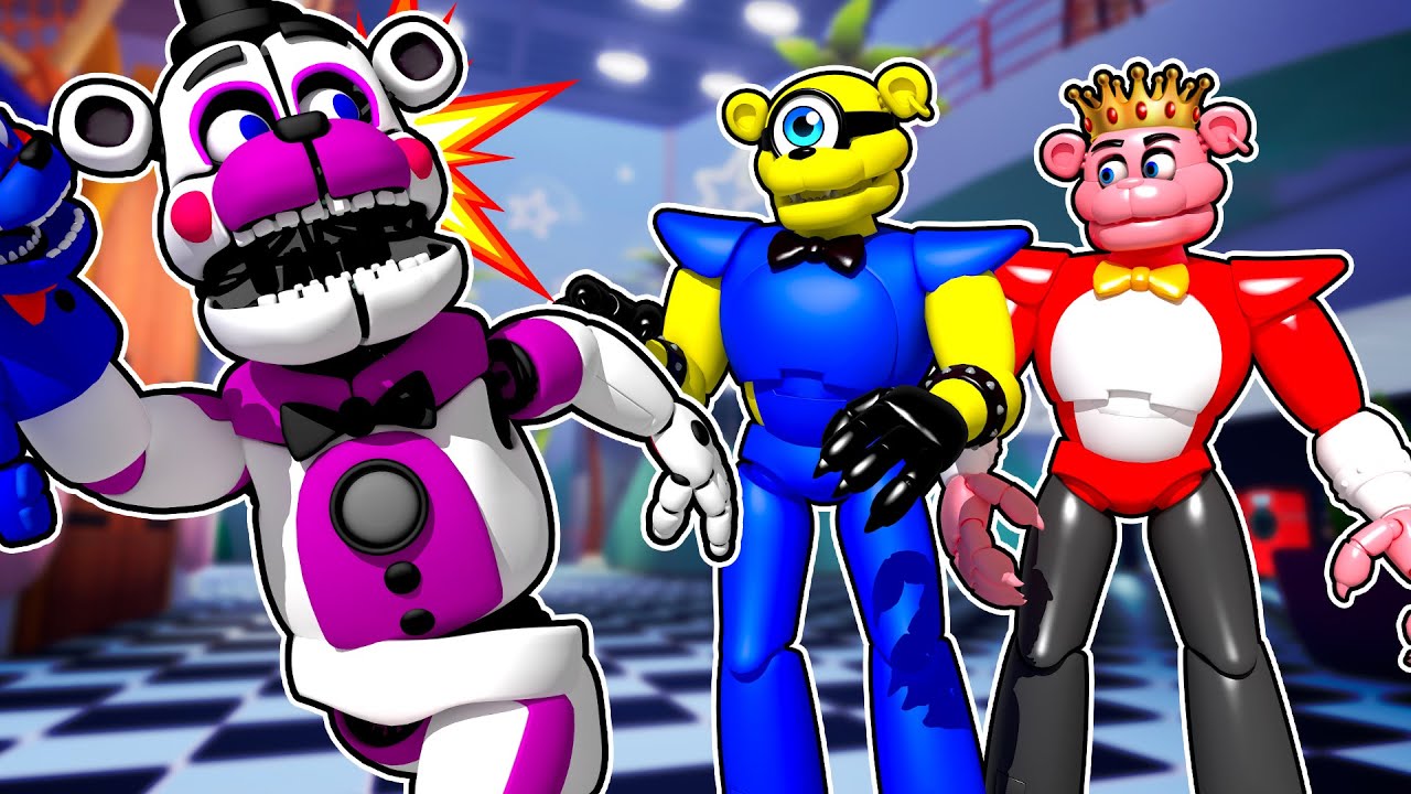 Unlocking Freddy MULTIVERSE SKINS in ROBLOX FNAF Security Breach Morphs