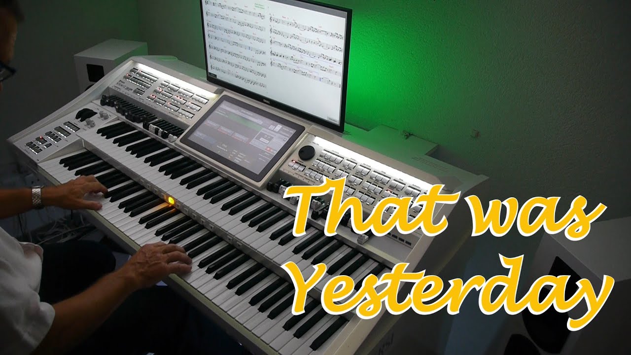 That was yesterday von Foreigner auf der Wersi Sonic OAX 800