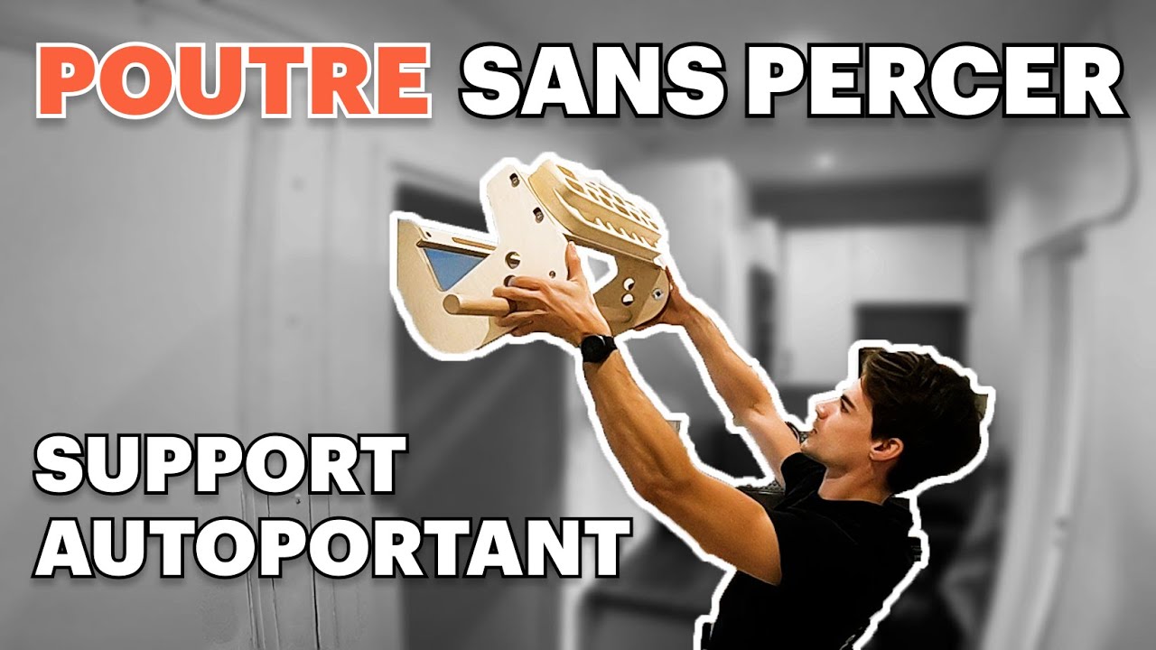 Deltabase - Support Autoportant pour Poutre d'Escalade &agrave; Domicile 🧗&zwj;♀️🏠