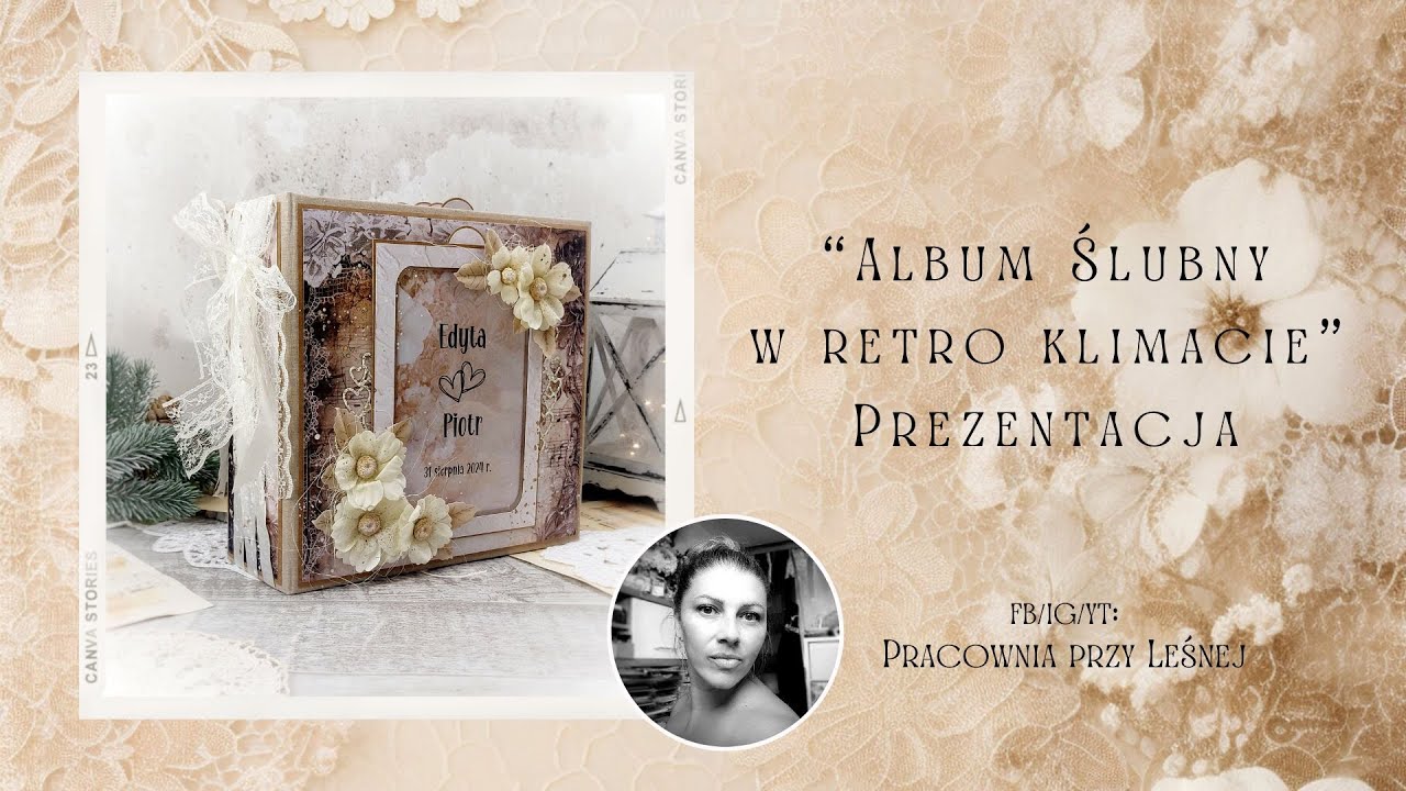Album ślubny w Retro stylu - Prezentacja - Wedding Album – Presentation