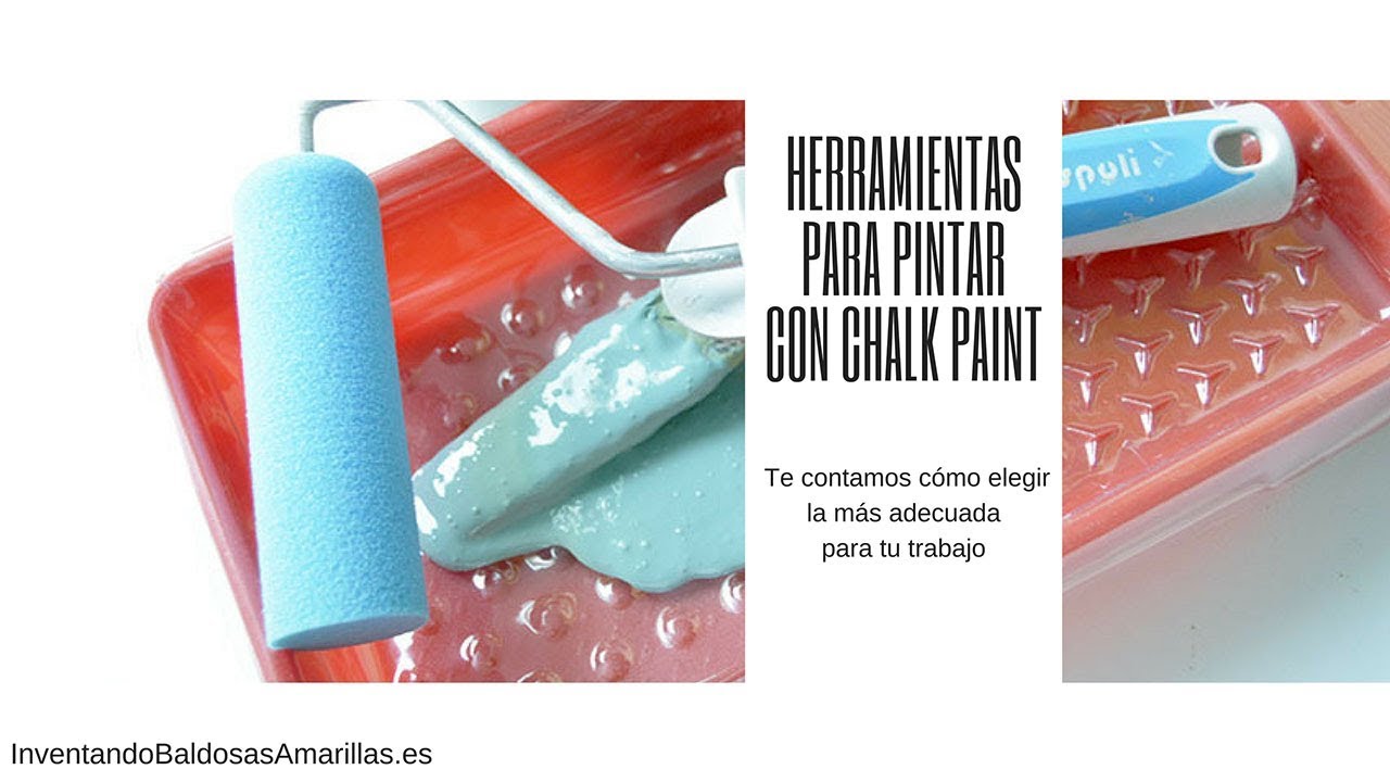 Pintar con Chalk Paint: ¿brocha o rodillo?