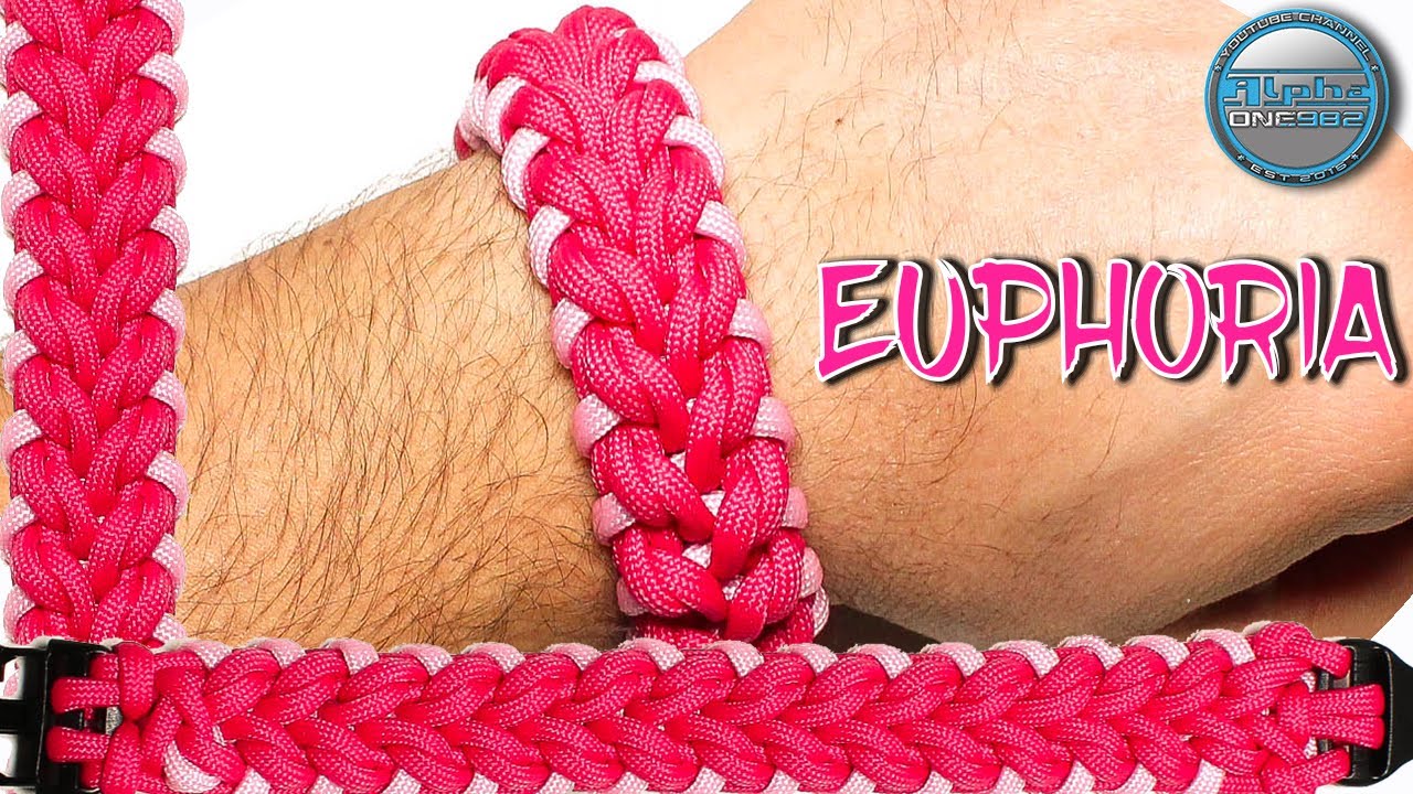 How to Make Paracord Bracelet EUPHORIA Awesome Paracord Bracelet Tutorial DIY World of Paracord