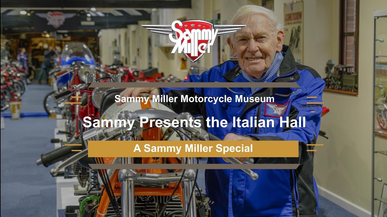 A Sammy Miller Special! Sammy presents the 'Italian Hall' - the  collection of iconic Italian bikes!