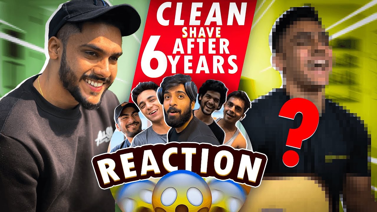 Clean Shave After 6 Years / Crazy Reactions from Friends & Family😂