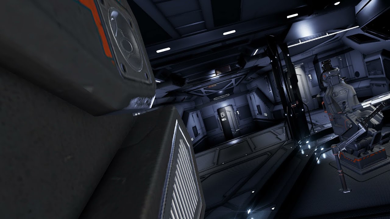 Elite Dangerous Federal Corvette Interior