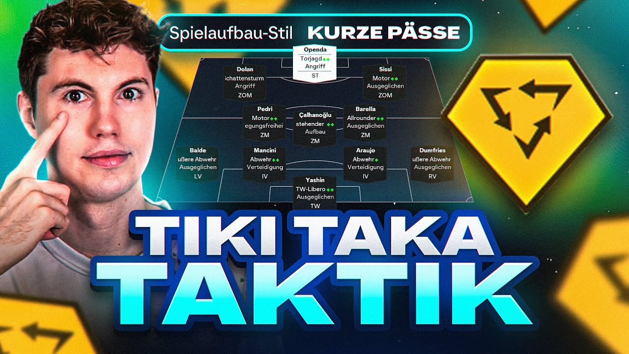4321! Sehr VIELE TORE mit dieser TIKI TAKA Taktik 🎲
