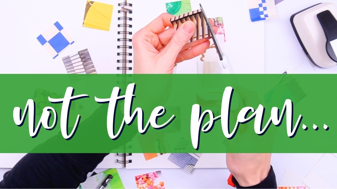 I Planned Two Collages… But the Paper Had Other Ideas