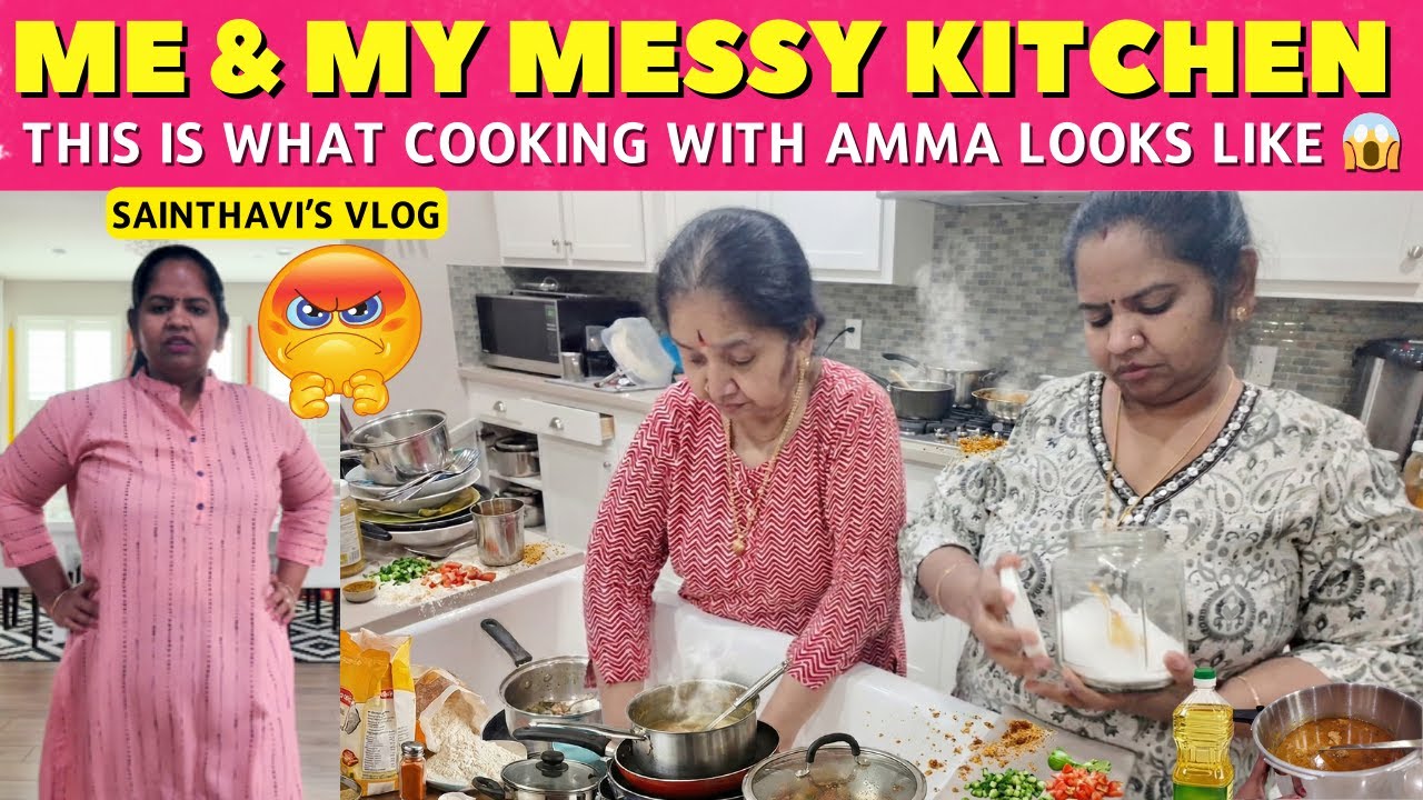 Me vs My Messy Kitchen 😄 | Amma Samayal Sainthavi's Vlog
