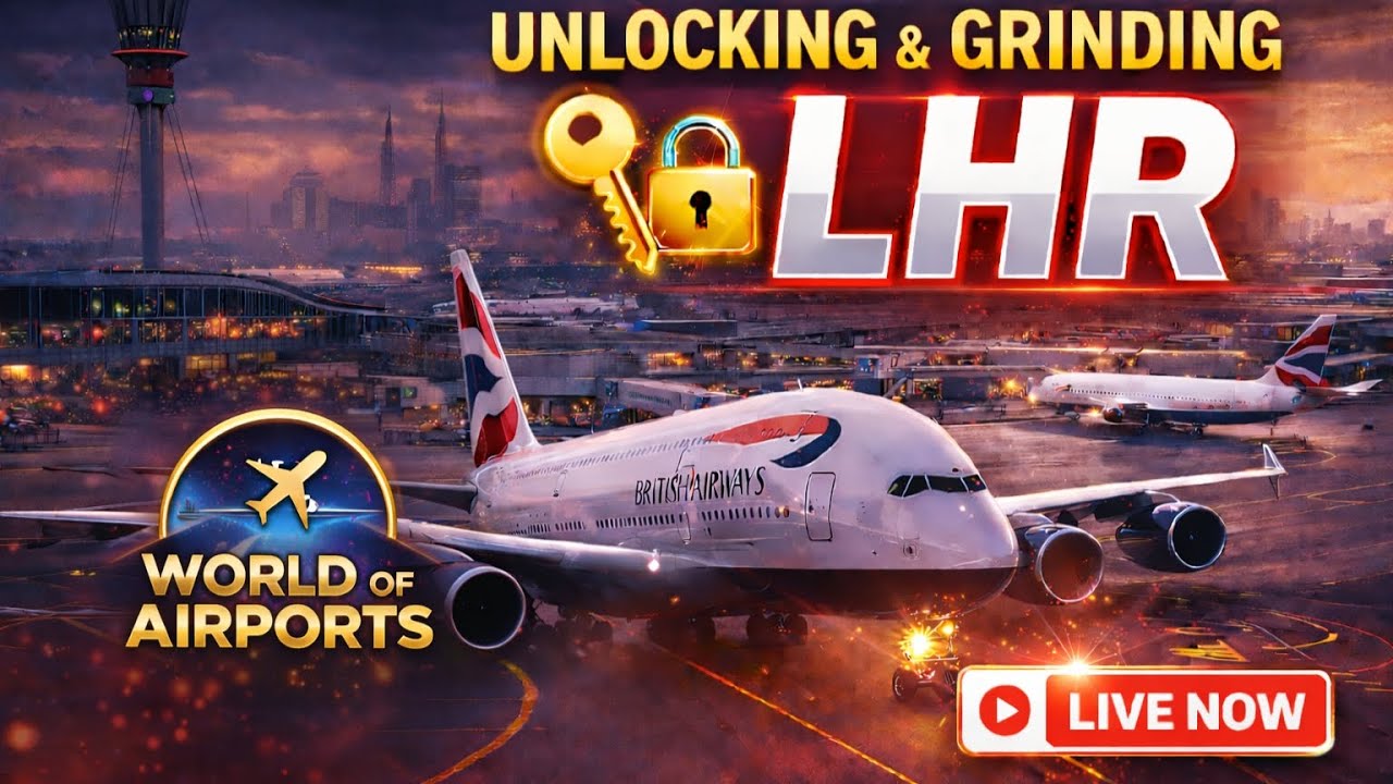 LHR UNLOCKED?! 🔓 London Heathrow Grind | WOA Live