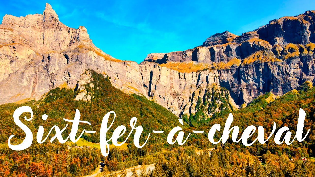 Sixt-fer-à-cheval  - vidéo drone 4k - drone footage