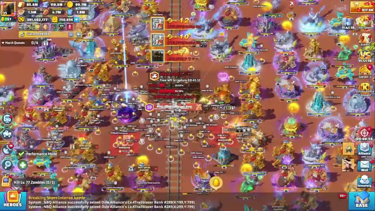 VIP 18s Everywhere! These servers are Insane! -  565 EdN vs 663 GOU - [Season 5] - LAST WAR