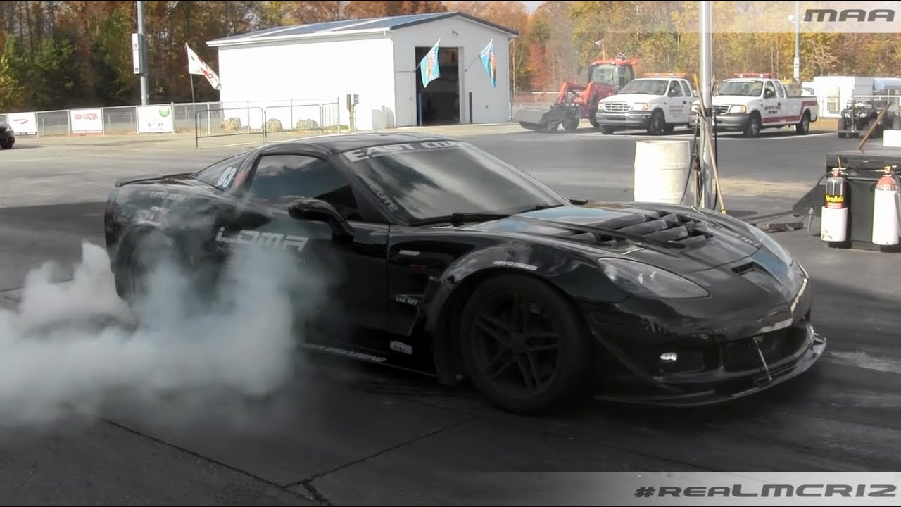 LOMA 1100HP Supercharged Corvette Z06 GT2 Burnout