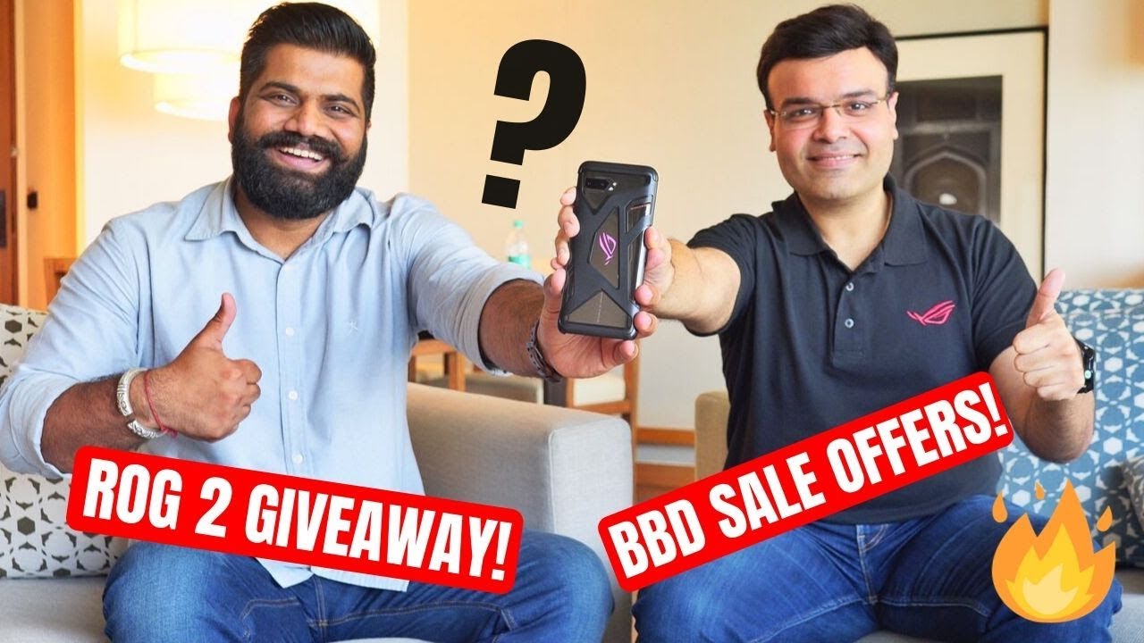 Asus Crazy BBD Sale Offers + ROG Phone 2 Giveaway 🔥🔥🔥| Ft. Dinesh Sharma
