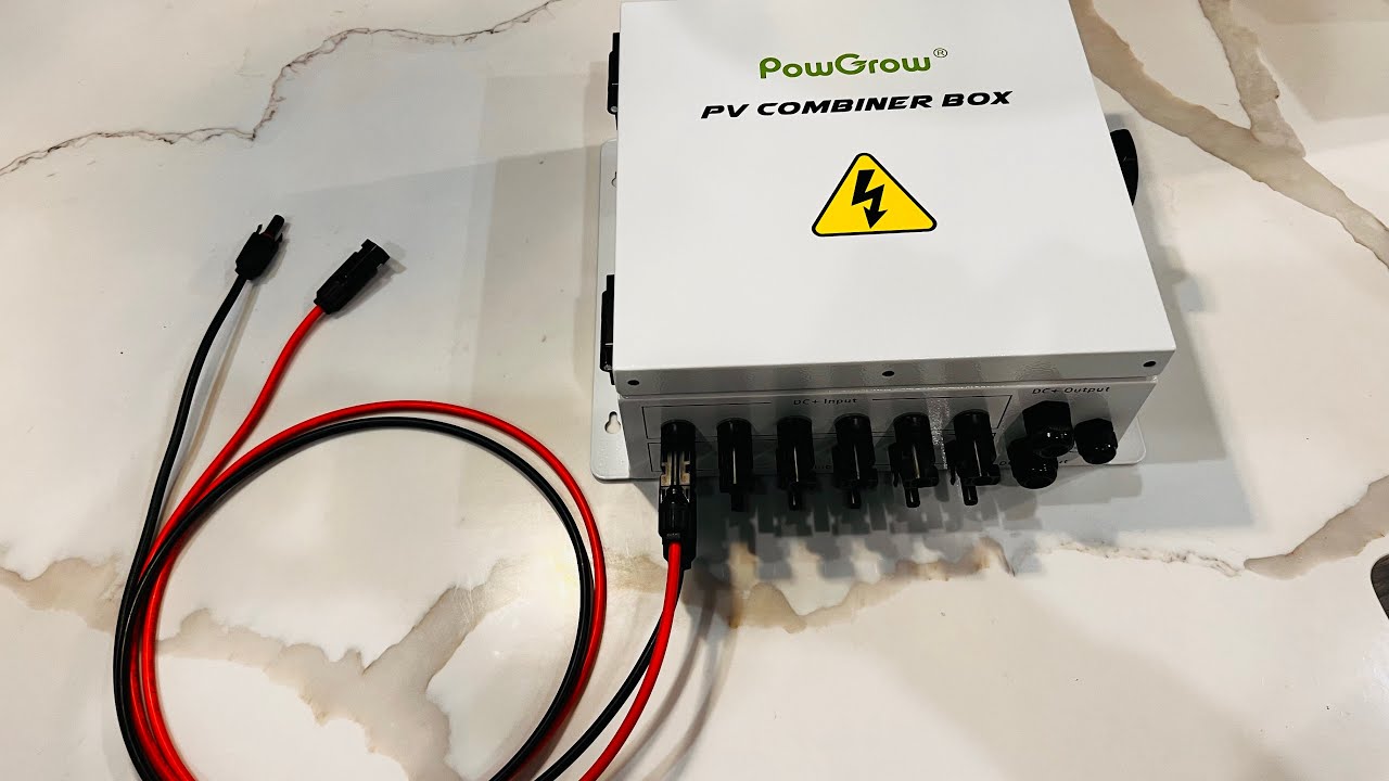 PowGrow PV Combiner Box, 6 Strings