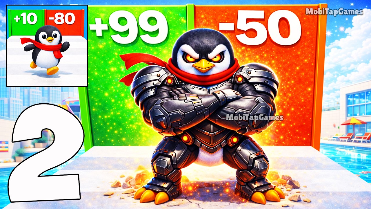 🐧 Penguin Evolution Runner 3D - Gameplay Walkthrough - Penguin Upgrade Runner Race Part 2