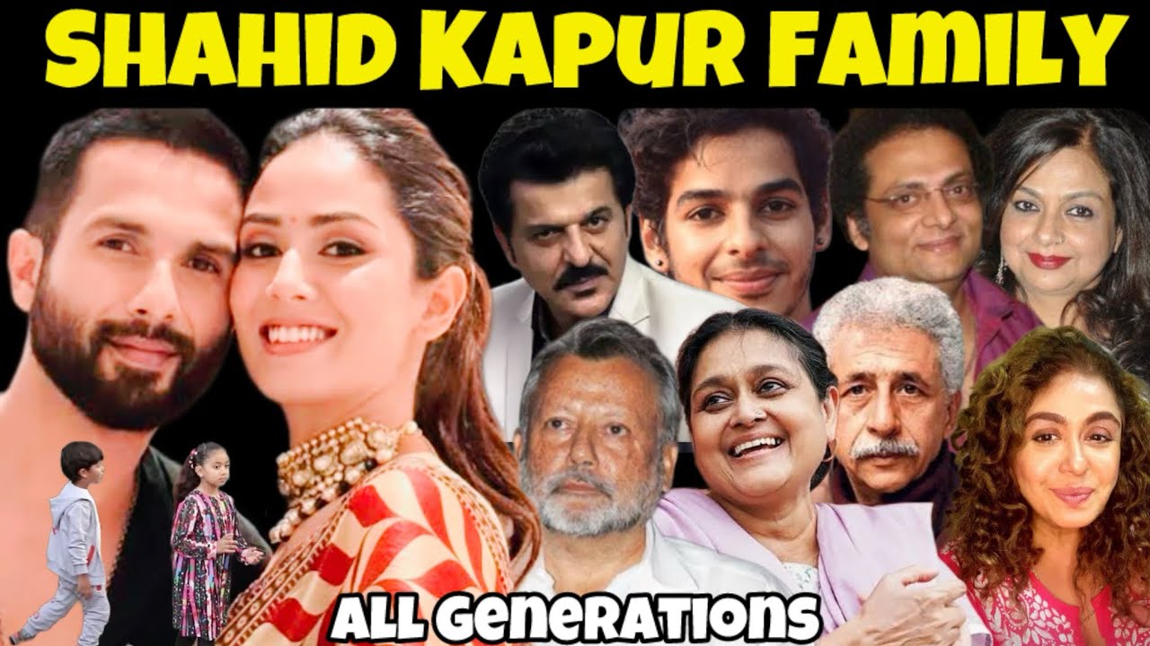 Shahid Kapoor Family History