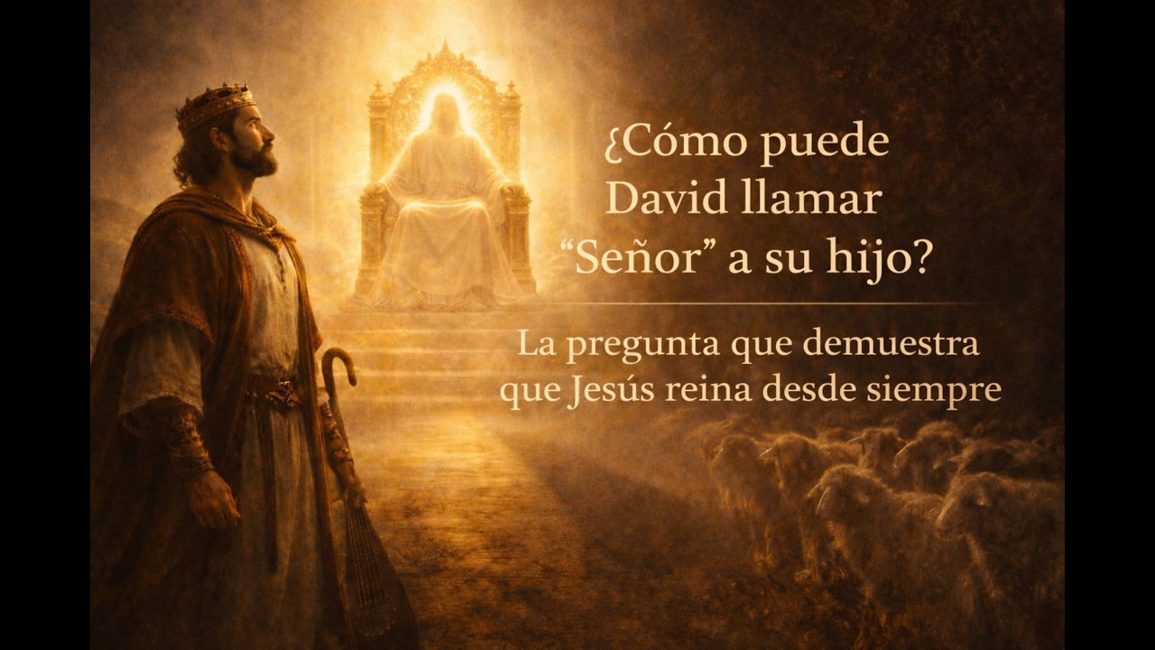 ¿Cómo puede David llamar “Señor” a su hijo?La pregunta que demuestra que Jesús reina desde siempre