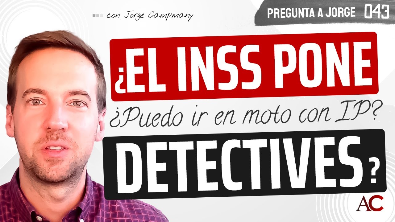 PREGUNTA A JORGE 4️⃣3️⃣ - ¿Perdería la pensión de IP por ir en moto? 🏍️