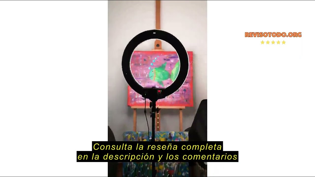Reseña del GVM Great Video Maker Anillo de luz LED GVM con trípode 48 cm, 3200-5600K Anillo de Selfi