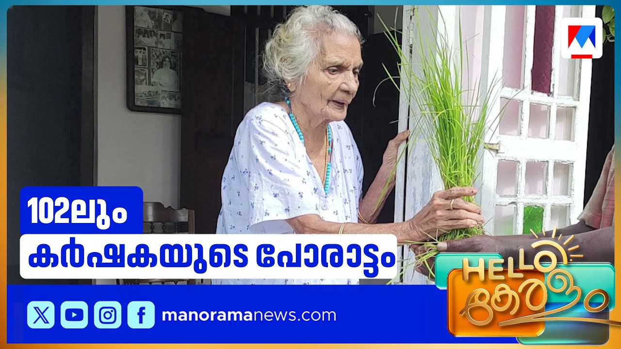 'കണ്ണടയുന്നതിനു മുൻപ് നെൽകൃഷി വിജയകരമായി കാണണം': 102 വയസ്സുള്ള കർഷക ഫിലോമിന | Pokkali Farming
