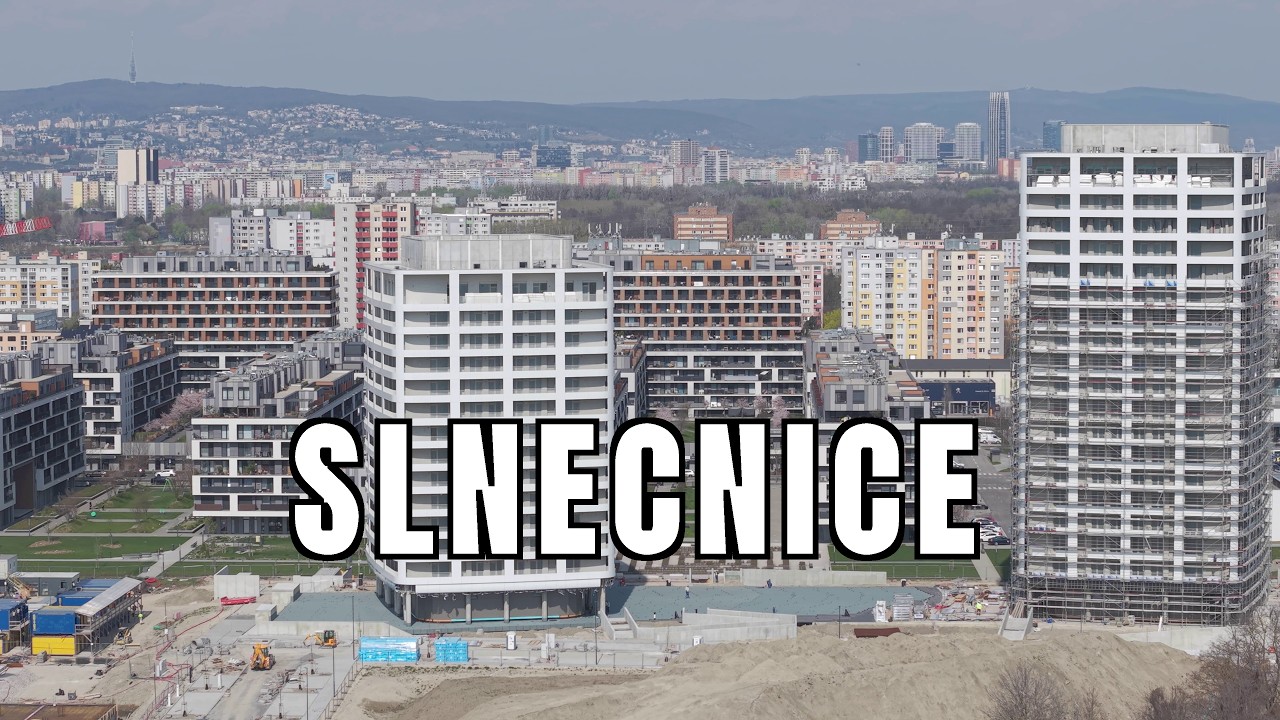 Slnečnice &ndash; Bratislava 4K Drone | Construction Update