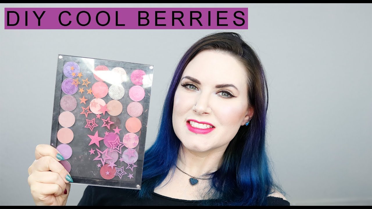 DIY Cool Berries Eyeshadow Palette | Cruelty Free  | PHYRRA