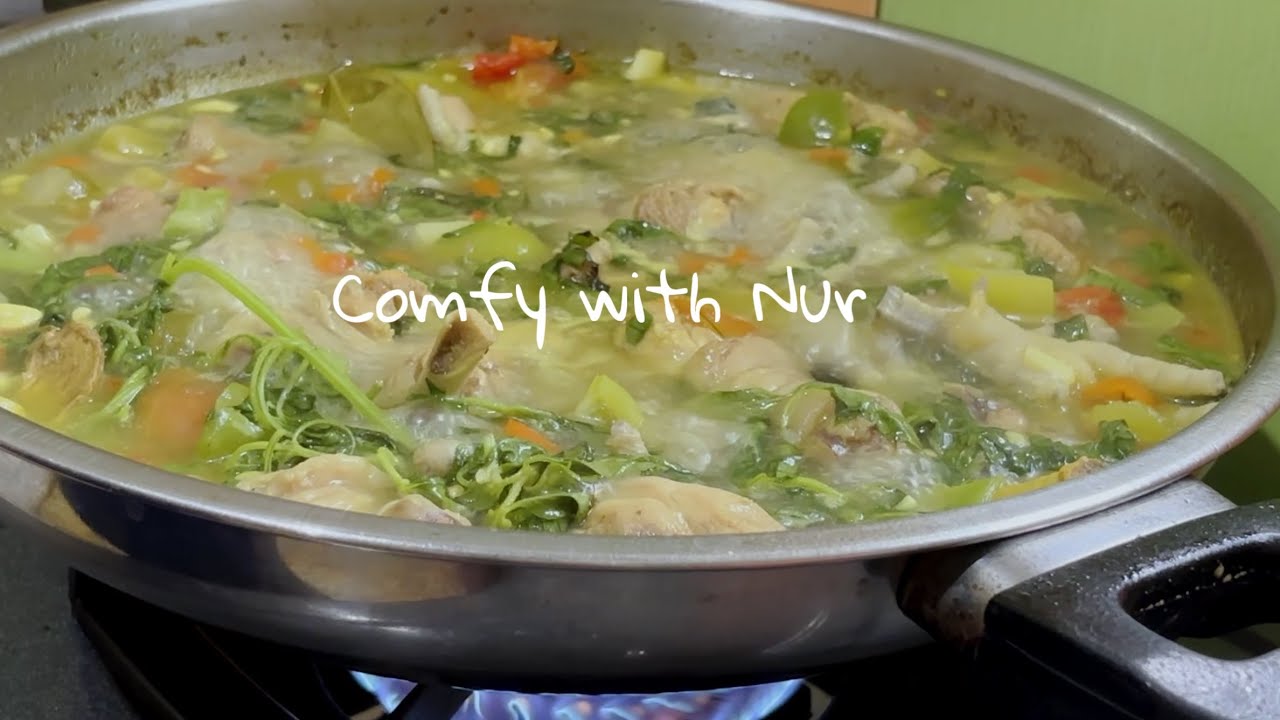 Chicken soup that will warm up your body in cold weather ☁️☔️