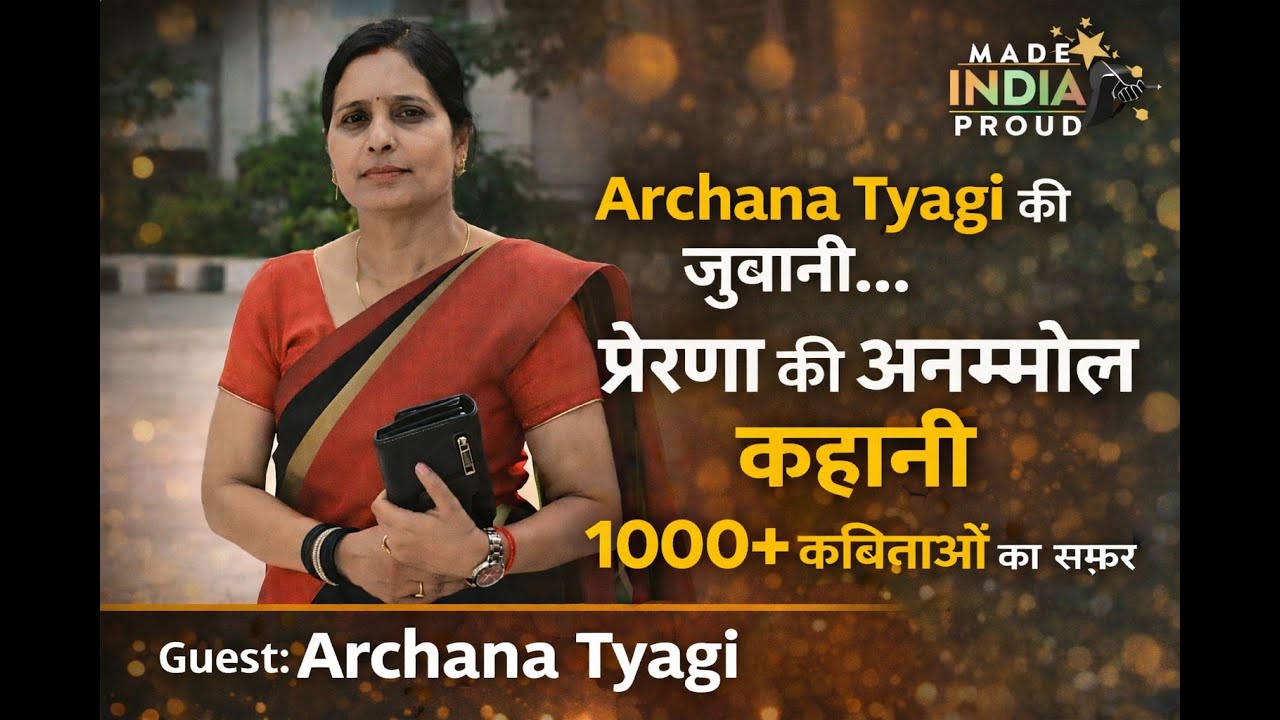 Made India Proud | Archana Tyagi की प्रेरणादायक कहानी | 1000+ कविताओं का सफ़र | Jagdeesh Chandra