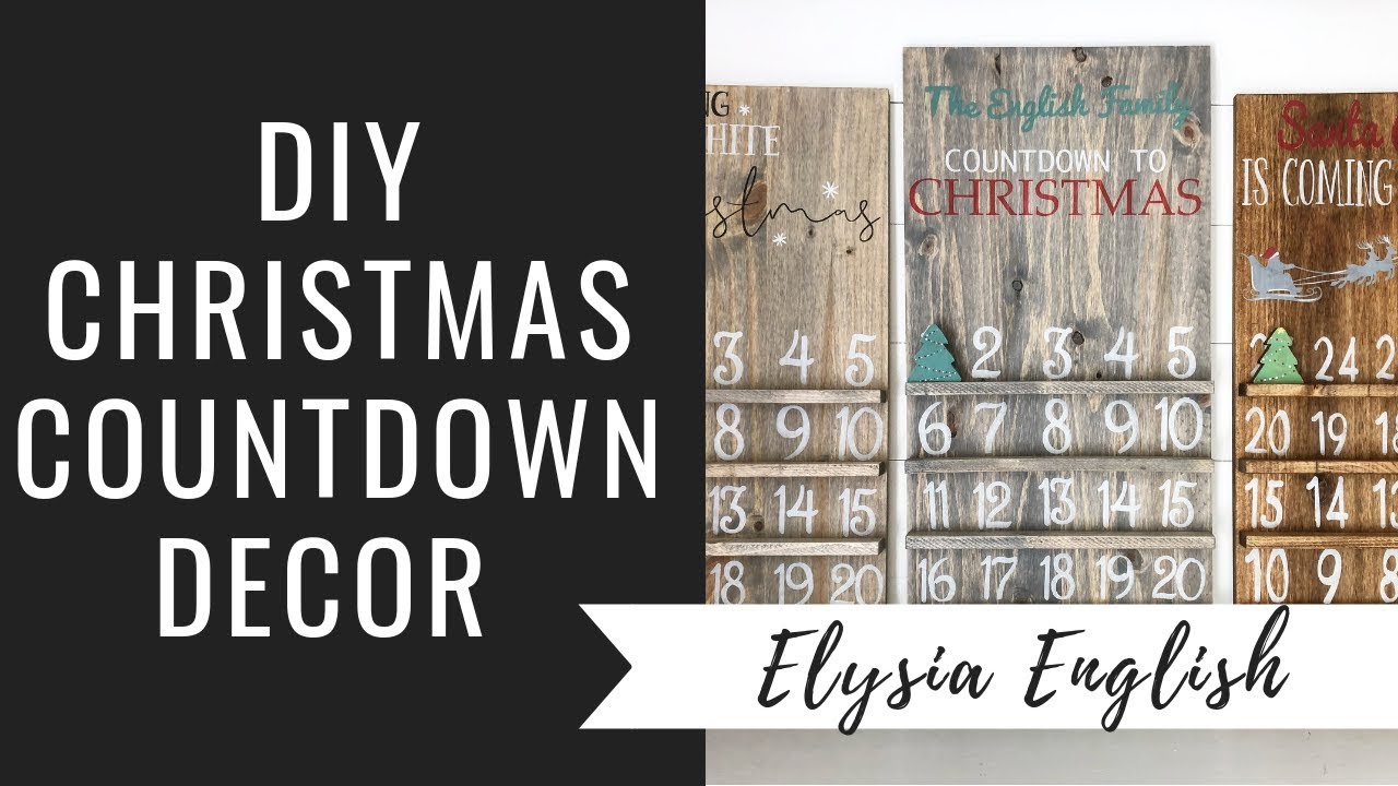 DIY Christmas Countdown | How To Christmas Countdown | Farmhouse Christmas Tutorial