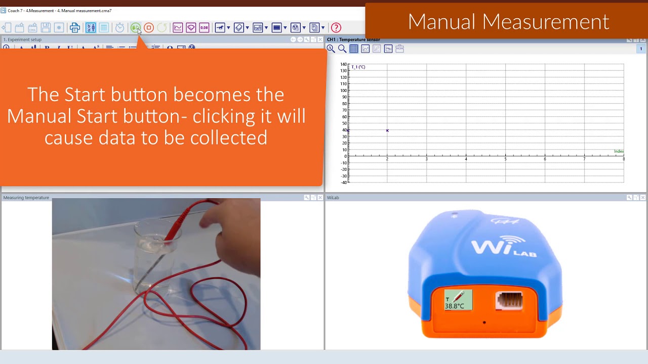 Coach 7 Measurement Tutorial - Manual Measurement