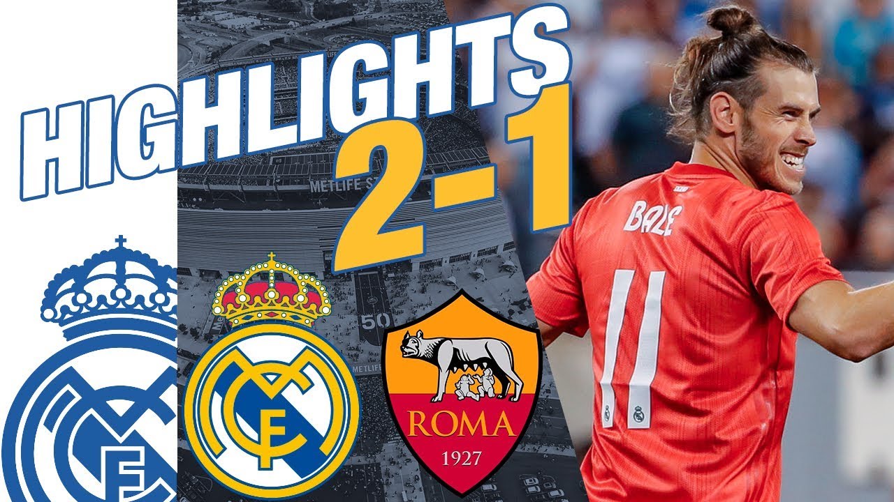 Real Madrid vs AS Roma 2-1 HIGHLIGHTS RESUMEN 2018