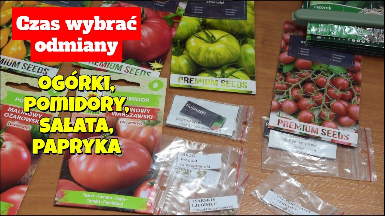 Sprawdzone ogórki, pomidory i papryki i nowe eksperymenty. Terminy siania