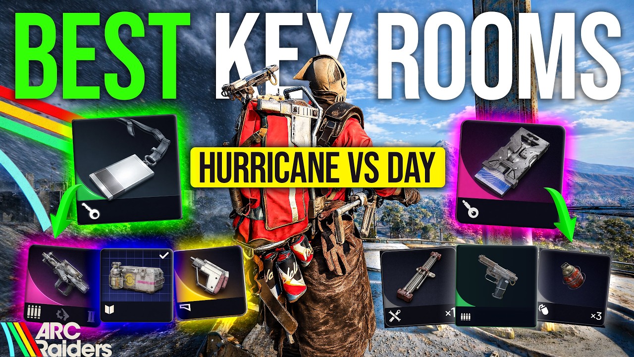 Ranking EVERY Key Room in ARC Raiders - Hurricane vs Day Loot Tested (42 Runs)
