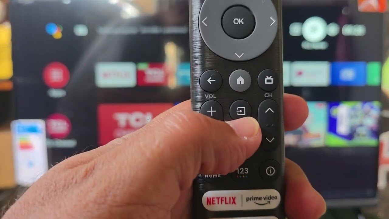 Busca de canais tv TCL