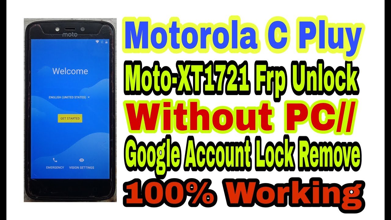 Moto C Plus(XT1721) Frp Unlock Without PC//Google Account Lock Remove 100% Working By Tech Babul