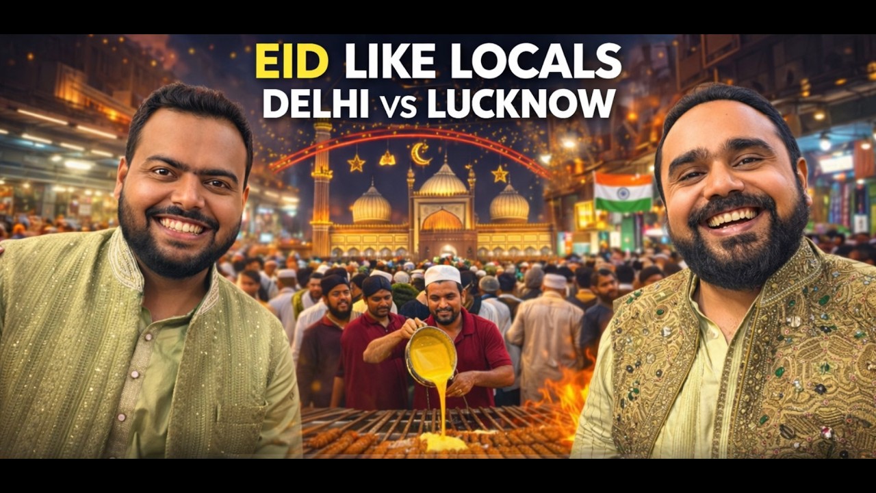 We Celebrated Ramzan & Eid Like Locals in Delhi & Lucknow ft Maroof Culmen | Curly Tales