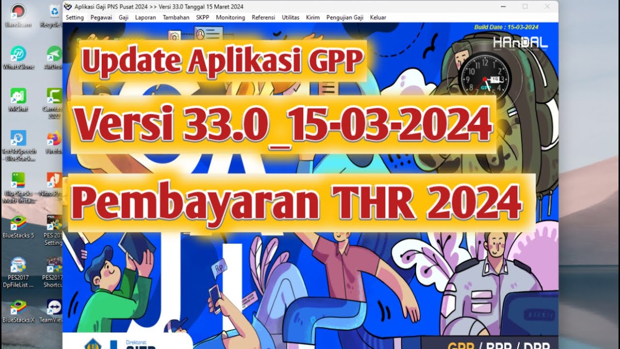 Update Aplikasi GPP Versi 33 0 Tanggal 15 Maret 2024 Pembayaran THR Tahun 2024