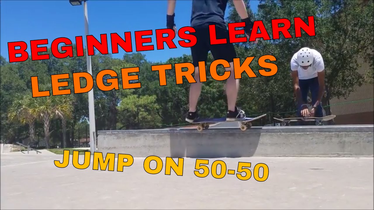 BEGINNERS LEARN LEDGE TRICKS | BEGINNERS SKATE