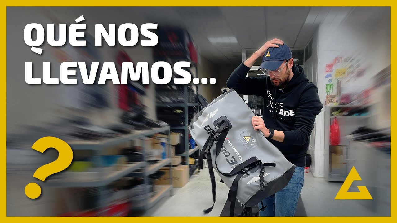 EQUIPAJE en una MOTO TRAIL