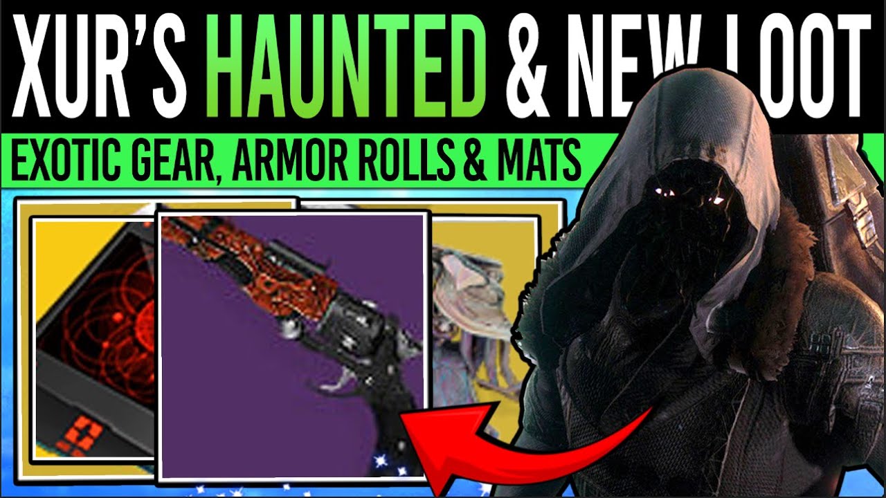 Destiny 2: XUR IS HAUNTED! New WEAPONS, Xur Inventory, Armor, Weapons & More (24th Oct)