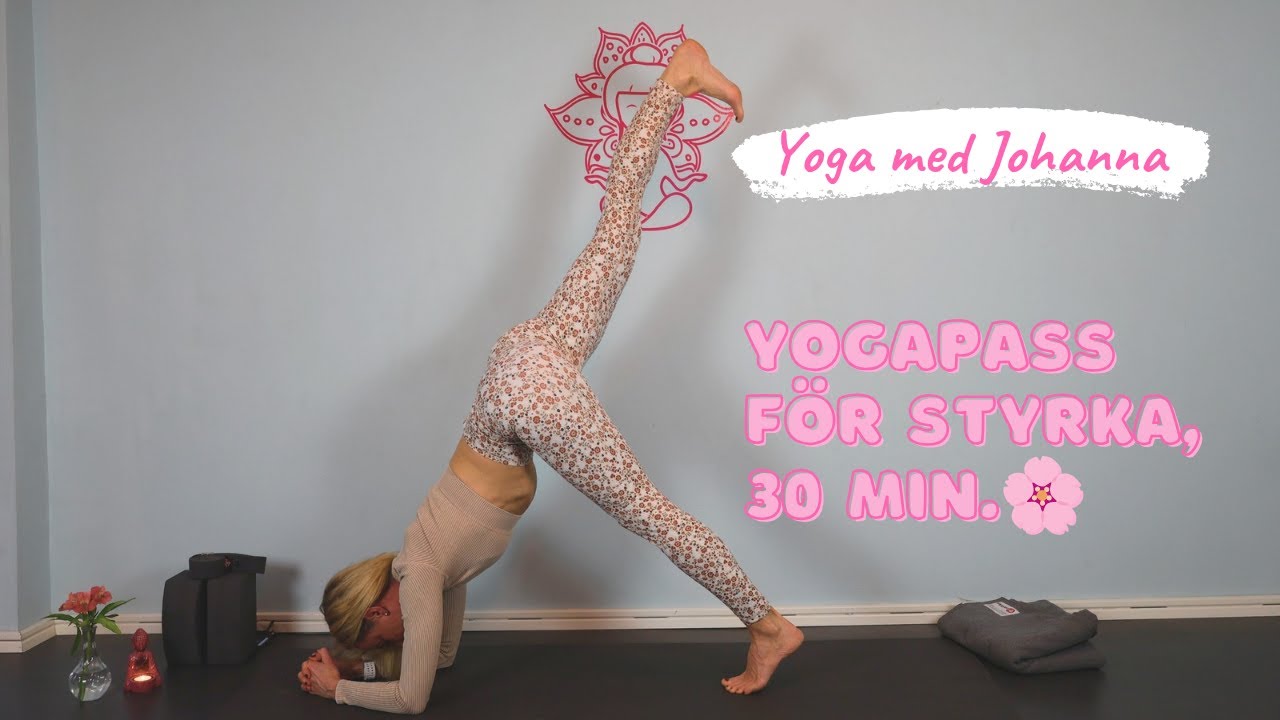🌟Yogapass för styrka, 30 min.🌟