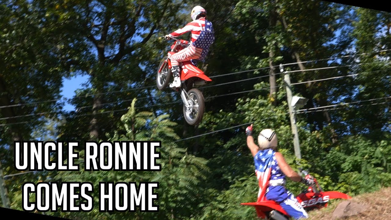 UNCLE RON COMES HOME RIDES GASGAS 125 & MAGNUM EAGLE