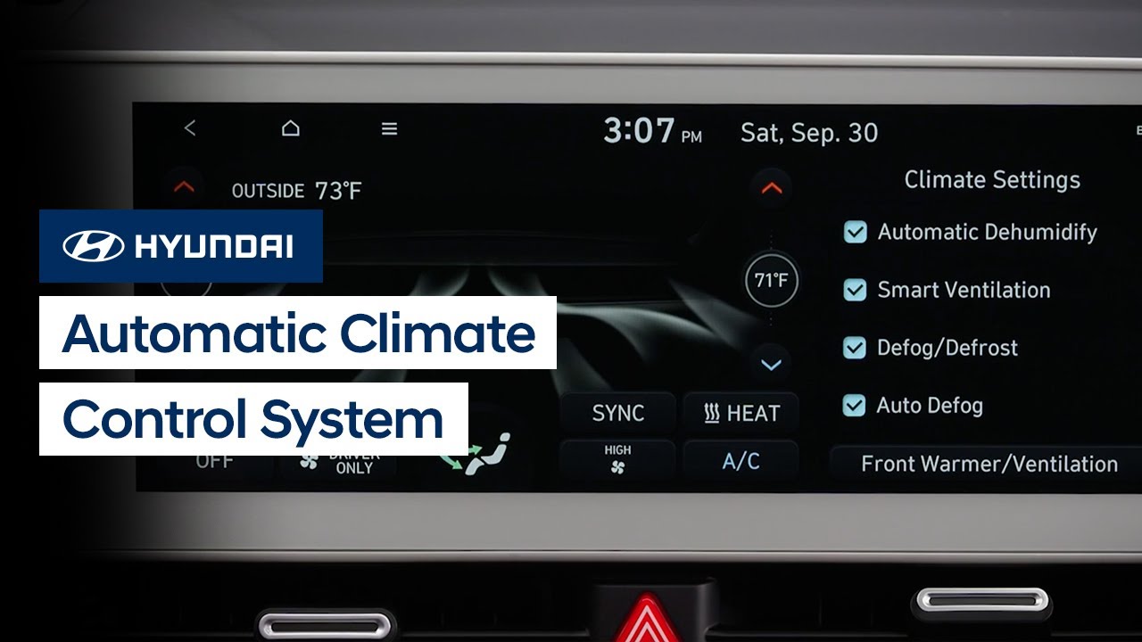 Automatic Climate Control System | Hyundai