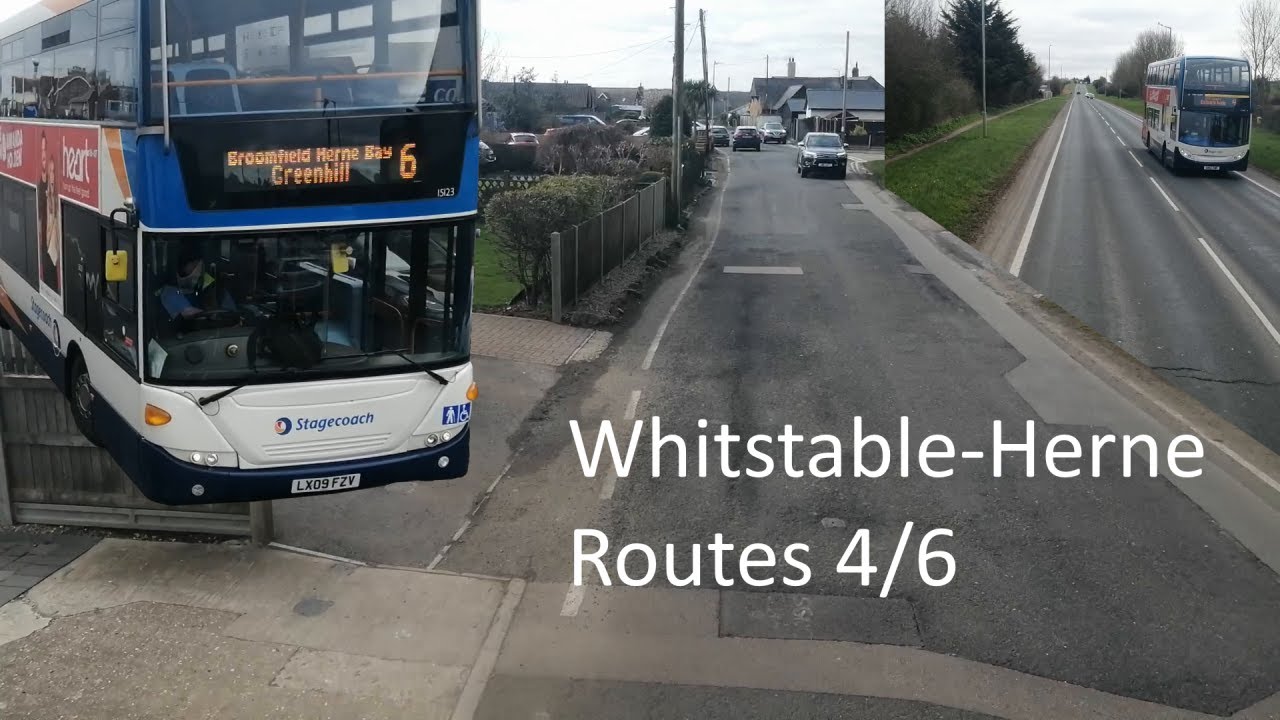 Part Route Visual, 4/6 Whitstable-Herne
