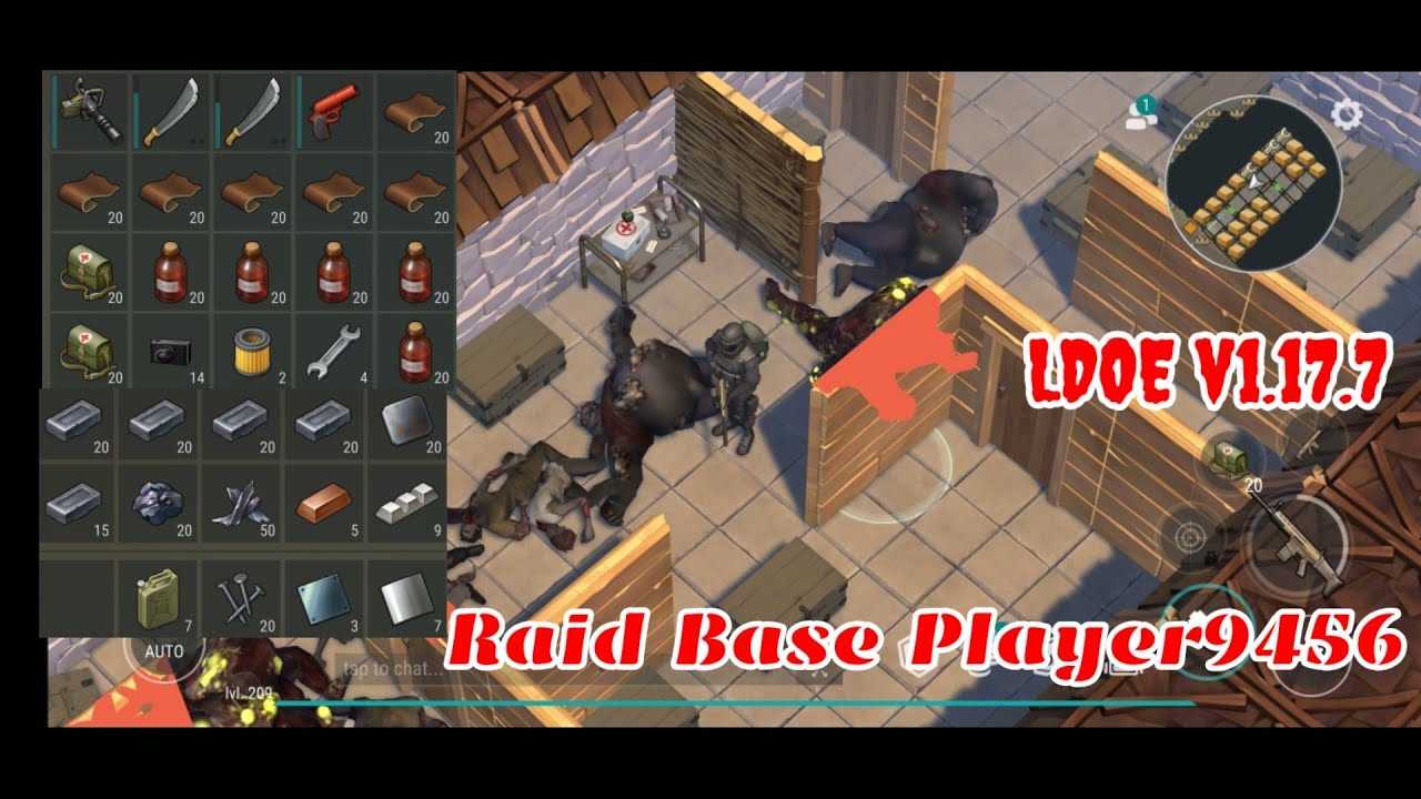 LDOE Raid Base Player9456 | Last Day on Earth v1.17.7