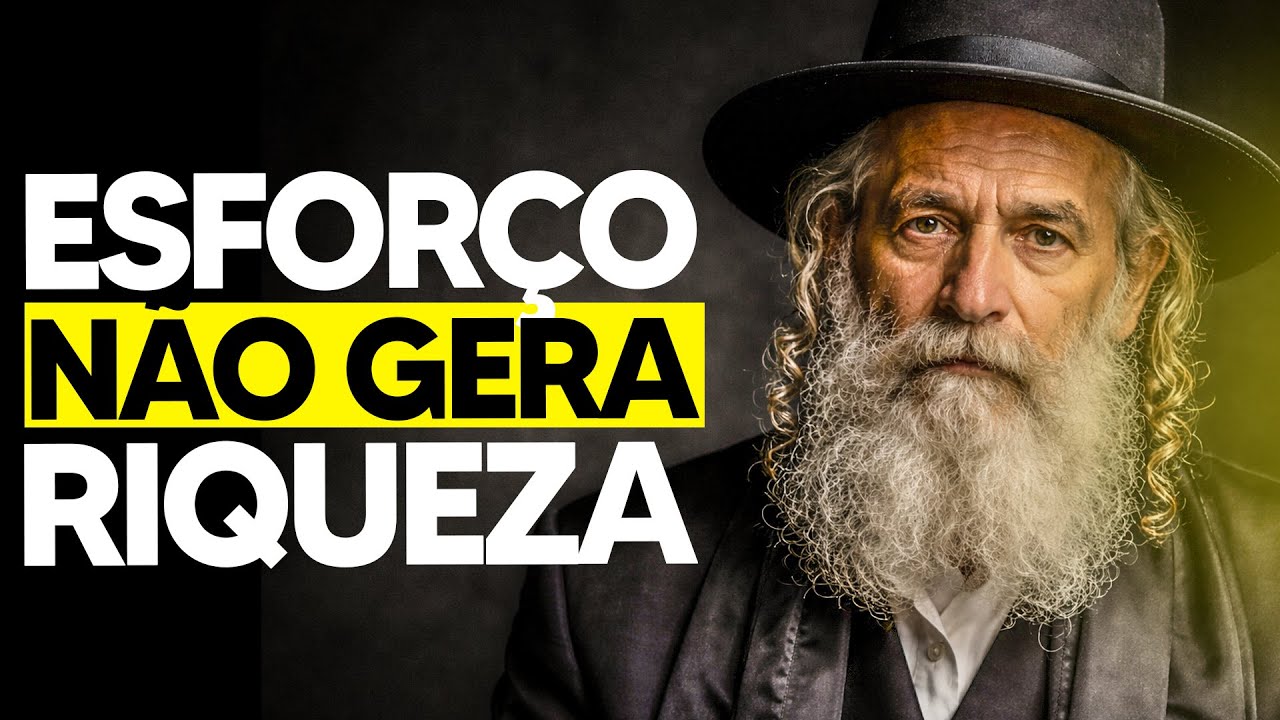 Rabino Milionário Te Mostra Como Ganhar Dinheiro | Trabalhar Muito Não Funciona