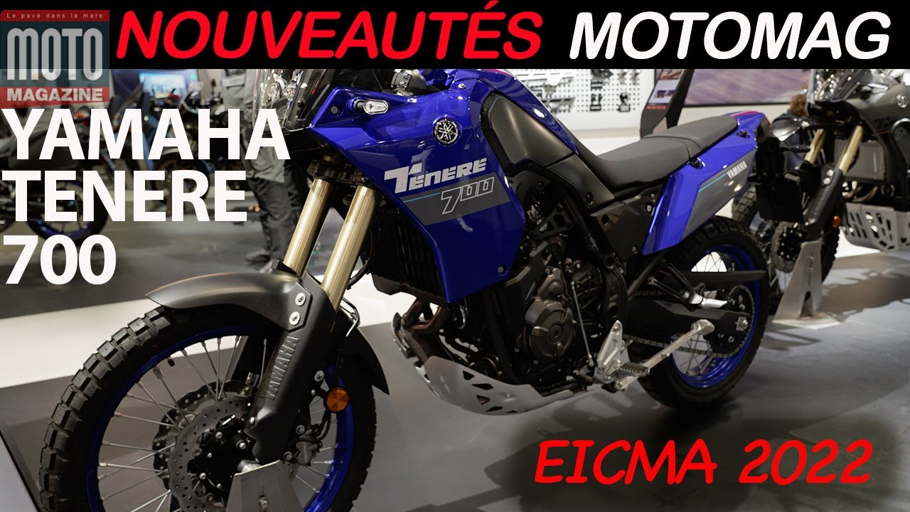 YAMAHA TENERE 700 2023 ▶︎ Nouveautés Salon de Milan EICMA 2022