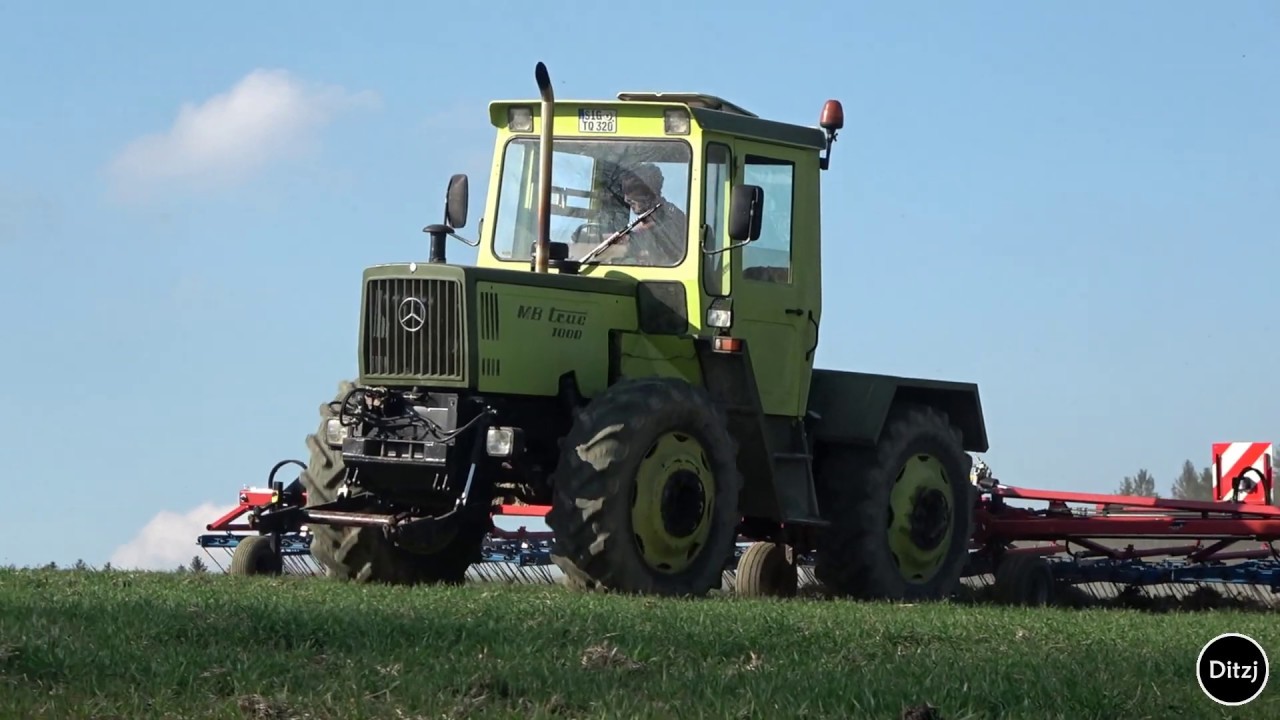 MB-Trac 1000 mit Hatzenbichler Striegel