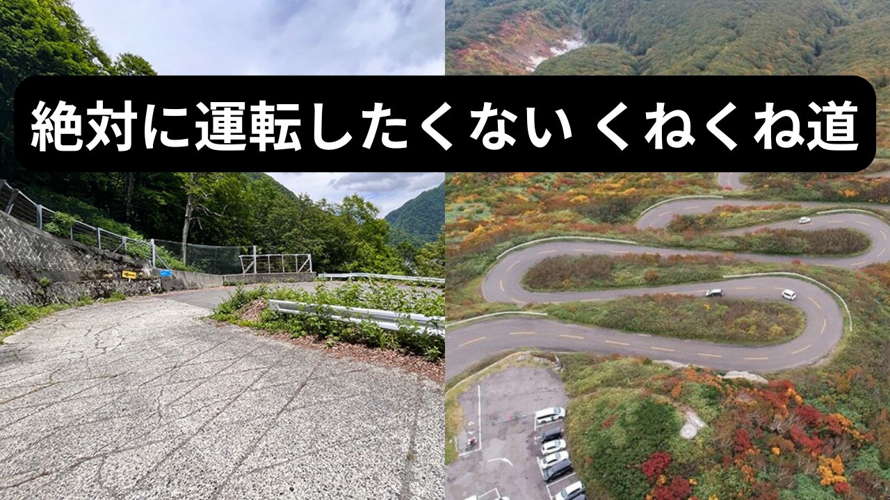 想像以上に急カーブが続く日本のくねくね道7選｜ヘアピンカーブ数【Google Earth】